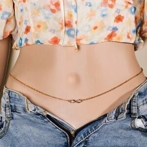 Infinity Waist Chain Golden